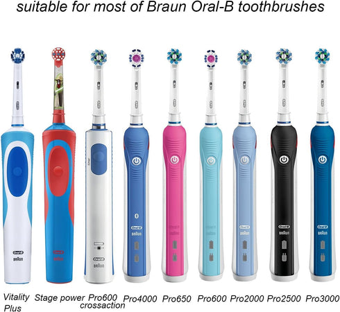 Nincha Portable Replacement Plastic Electric Toothbrush Travel Case for Oral-B Pro Series (Transparent)...