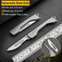 Folding Scalpel Knife with 10pcs #24 Replaceable Blades, Small Pocket Knife for Men with Bottle Opener, EDC Utility knife, Slim Razor Knife, Surgi...