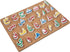 1 Set Wooden Arabic Alphabet Puzzle Childrens Montessori Preschool Education Hand Grip Puzzle Game for Kids Wooden Toys Educational Arabic Learnin...