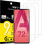 NEW'C [3 Pack Designed for Samsung Galaxy A72 / A72 5G Screen Protector Tempered Glass, Case Friendly Anti Scratch Bubble Free Ultra Resistant...