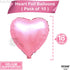 KatchOn, Light Pink Heart Balloons -18 Inch, Pack of 10 | Heart Shaped Balloons | Pink Heart Balloons, Valentines Day Decorations | Valentines Day...
