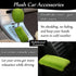 9-Pack Fluffy Car Accessories Set,Silence Shopping Fluffy Steering Wheel Cover Winter Warm Fur Steering Wheel Cover Fuzzy Car Decoration Accessori...