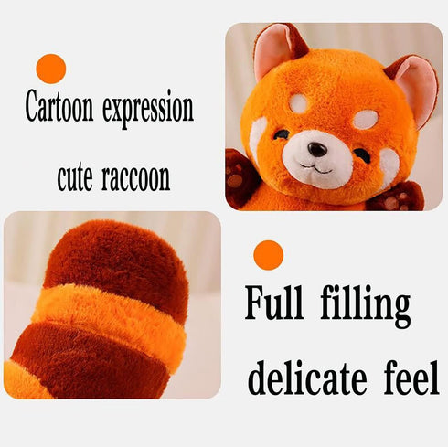Red Panda Stuffed Animal Cute Red Panda Plush Toy 9 inch Gift for Girls Boys Christmas Valentine's Day(red Panda)...