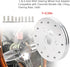 0.5" Steering Wheel Hub Adapter Conversion Spacer,6 Hole to 3 Hole Steering Wheel Adapter Boss Kit(Silver)...