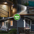Solar Lights Outdoor Garden, 10 LED, IP67 Waterproof Solar Lights Outdoor, 26 Feet Motion Sensor, Adjustable Outdoor Solar 120° Rotatable Security...