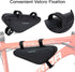 Bike Triangle Bag Bicycle Frame Pack Cycling Accessories Pouch for Cell Phone and Essentials...