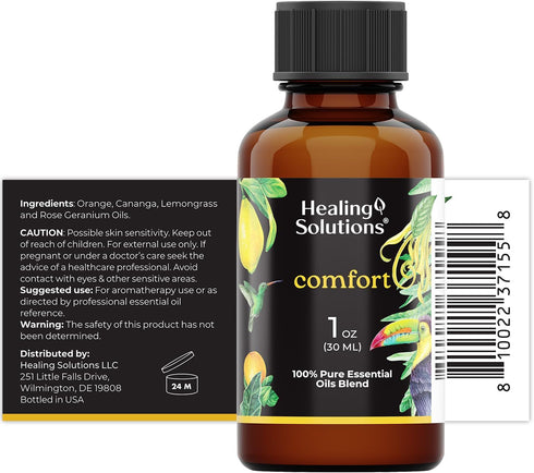 Healing Solutions Comfort Blend Essential Oil - 1 Fluid Ounces...