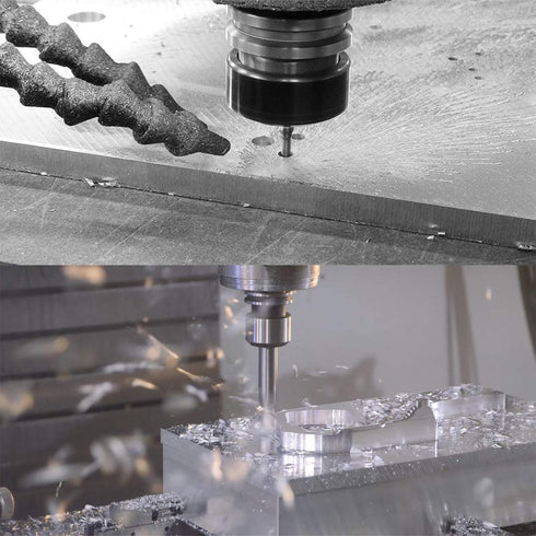 SpeTool 1/32 inch Cutting Diameter Carbide End Mill for Aluminum CNC Router Bits Set 5Pcs/Pack 1/8 inch Shank Size...