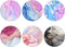 (6 Pack) Collapsible Cell Phone Grip for Smartphones,Expanding Cellphone Holder for Phone - Pink Purple Gray Marble...