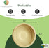 Disposable Palm Leaf 3.5" Round Mini Bowl (25 pcs) Dipping Bowls | Bamboo Like| All Natural and Biodegradable | Charcuterie Boards, BBQs, and Part...