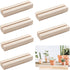 OLYCRAFT 20pcs Wood Place Card Holders 3.5mm Slot Wood Sign Holders Table Number Stand Table Number Holders for Wedding Party Events Decoration Do...
