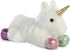 Aurora® Adorable Mini Flopsie™ Prism Unicorn™ Stuffed Animal - Playful Ease - Timeless Companions - White 8 Inches...