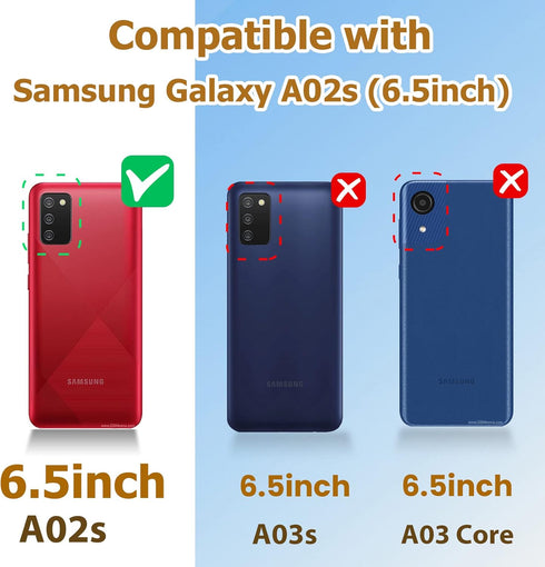 Loheckle for Samsung Galaxy A02s Phone Case for Women, Designer Square Cases for Galaxy A02s Phone Case with Ring Stand Holder and Lanyard, Stylis...