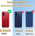 Loheckle for Samsung Galaxy A02s Phone Case for Women, Designer Square Cases for Galaxy A02s Phone Case with Ring Stand Holder and Lanyard, Stylis...