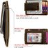 Money Clip RFID Front Pocket Wallet Men Leather Slim Minimalist Wallet...