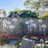 Large Daisy Stencils for Wall Fence Flower Stencils for Painting 14” Flowers Stencil for Home Garden Decor...