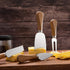 6 Piece Cheese Knives Set with Wooden Handle, Mini Steel Stainless Cheese knife set for Charcuterie anCheese spread, Perfect for Cheese Slicer and...