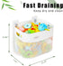 Quick Scoop Baby Mesh Bath Toy Storage, 2X Capacity & Large Opening Bath Toy Organizer Baby Bath Gift Bathtub Toy Holder, Toy Storage for Toddlers...