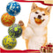 Dog Balls, Indestructible Tennis Balls for Dogs, Durable Bouncy Dog Toy Balls for Aggressive Chewers, Interactive Dog Toys for Fetch Game, Lightwe...