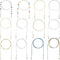Weewooday 12 Pieces Eyeglasses Chains Beaded Sunglasses Strap Holder Elegant Necklace Holder Chain for Women...