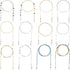 Weewooday 12 Pieces Eyeglasses Chains Beaded Sunglasses Strap Holder Elegant Necklace Holder Chain for Women...
