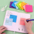8 Pads Lined Sticky Notes 3x3 Sticky Notes with Lines Self-Stick Note Pads 8 Bright Multi Colors, 85 Sheets/Pad...