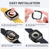 Tensea (2 in 1) for Waterproof Apple Watch Ultra 2/Ultra Screen Protector Case 49mm Accessories, iWatch Protective PC Face Cover Built-in Tempered...