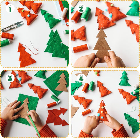 9Pcs Wool Felt Sheets,11.8 * 7.9In Felt Fabric Wool Felt Sheets DIY Patchwork Rug Arts and Crafts Fabric(Brown)...