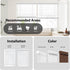 DEZ FURNISHINGS Cordless 2" Faux Wood Blind, 33" W x 64" H, Dark Oak...