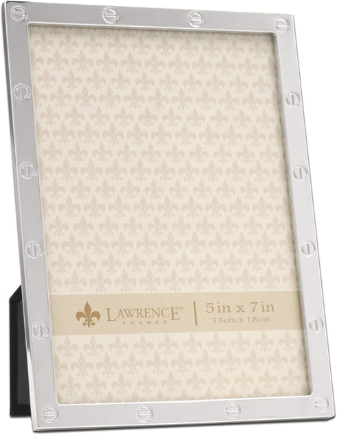 Lawrence Frames Metal Frame, Elegance, Silver, 5x7...
