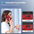 for iPhone 12 Mini Case with Slide Lens Cover, HD Screen Protector, Military Grade Drop Protection, Magnetic Rotated Ring Holder Kickstand Phone C...