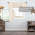 VHC Brands Farmhouse 16"x72" Valance Natural Rod Pocket Kitchen Window Curtain...