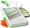 PrepSolutions Adjust-A-Slice & Julienne Mandoline, White & Green – Adjustable Slicer for Fruits and Vegetables...