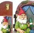 Outdoor Statues Elf Out The Door Tree Hugger, Garden Yard Decorations Tree Sculpture, Garden Gnome Statues, Garden Peeker Yard Art Ornaments, Pati...