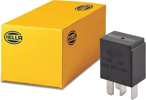 HELLA 933766111 Micro Relay 12V 20A SPST RES, Multi...