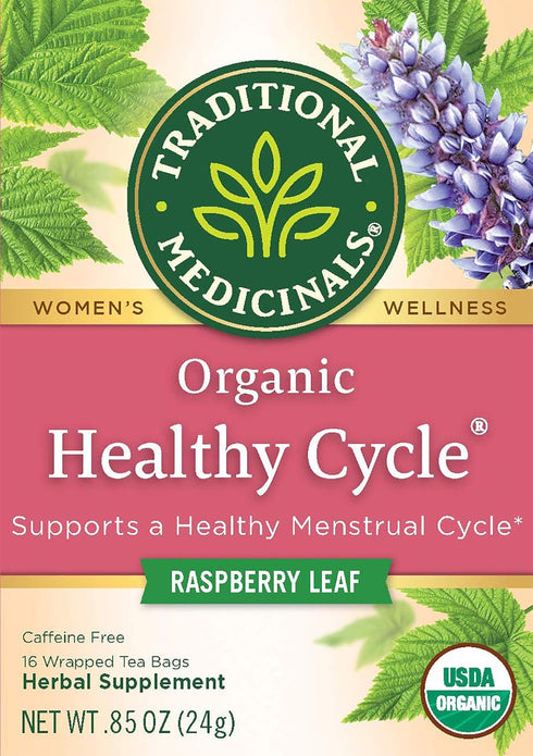 Traditional Medicinals Healthy Cycle, 16 Wrapped Tea Bags, 0.85 oz...