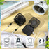 Hortsun 3Pack Necklace Fan Portable Neck Hanging Fan Mini Fan Handheld Fan for Cooling Small Personal Hands Free Fan USB Rechargeable Battery 3 Sp...