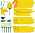 Stingmon 96 Pack Fruit Fly Trap for Indoors, Gnat Traps for House Indoor, Fungus Gnat Killer Indoor & Outdoor Sticky Traps for Plants, Mosquitoes,...