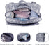 Baby Diaper Tote Bag?Portable Large Capacity Multi Pocket Design Portable Convenient Stroller Side Storage Bag for Short Trips...