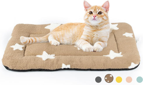 Mora Pets Cat Bed for Indoor Cats Washable Dog Crate Pad Dog Bed Mat for Small Dogs Pet Kennel Pad for 22 inch Cage Soft Flat Puppy Mattress Kitte...