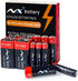 9V 4Counts+AA 4Counts+AAA 4Counts Battery,12Pack Combo Pack Super Alkaline Batteries, Ultra Long-Lasting Alkaline - 10-Year Shelf Life...