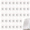32 PCS Self Adhesive Caster Wheels,Mini Swivel Wheels Stainless Steel Paste Universal Wheel,360 Degree Rotation Sticky Pulley,Small Adhesive Wheel...