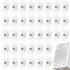 32 PCS Self Adhesive Caster Wheels,Mini Swivel Wheels Stainless Steel Paste Universal Wheel,360 Degree Rotation Sticky Pulley,Small Adhesive Wheel...