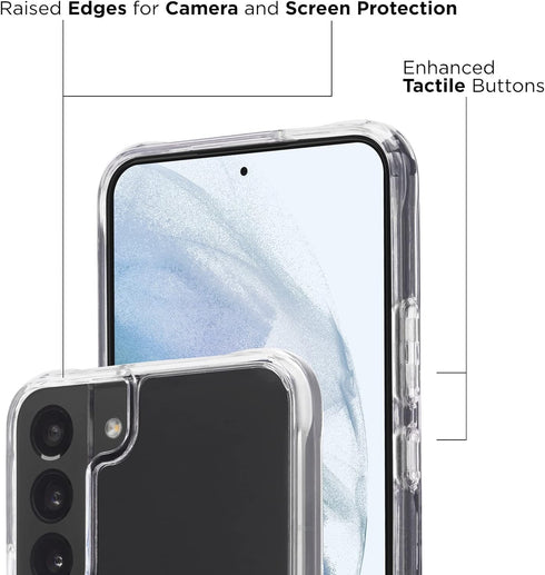 Case-Mate - Twinkle Ombre - Case for Samsung Galaxy S22 Plus - Reflective Foil Elements - 10 ft Drop Protection - 6.6 Inch - Stardust...