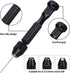 57 Pieces Hand Drill Bits Set, Pin Vise Hand Drill, 46 Pieces Micro Twist Drill Bits and 10 Pieces PCB Mini Drill Bits for Resin Polymer Clay Craf...