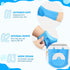 Pecute Pet Grooming Gloves, Heat Resistant Cat Bathing Gloves with High-Density Teeth, Silicone Dog Bathing Gloves with Enhanced Five Finger Desig...