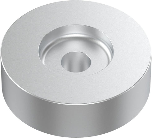 DIGITNOW 45 RPM Adapter, for 7 Inch Vinyl Record Players and Technics Turntables, Solid Aluminum Dome 45 Adapter Silver...