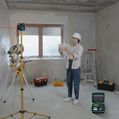 Case Compatible with BOSCH GLL30 30ft/ GLL40-20G 40ft Cross-Line Laser Level Self-Leveling & 360 Degree Flexible Mounting Device. Storage Carrying...