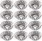 12 Pcs Aluminum Alloy Cake Pie Tins Mini Tart Pie Pan Cake Cup Jelly Mold Bakeware Cake Pans for Pie Tart Cake Baking Tool...