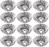 12 Pcs Aluminum Alloy Cake Pie Tins Mini Tart Pie Pan Cake Cup Jelly Mold Bakeware Cake Pans for Pie Tart Cake Baking Tool...